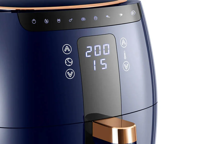 air fryer with stainless steel basket
