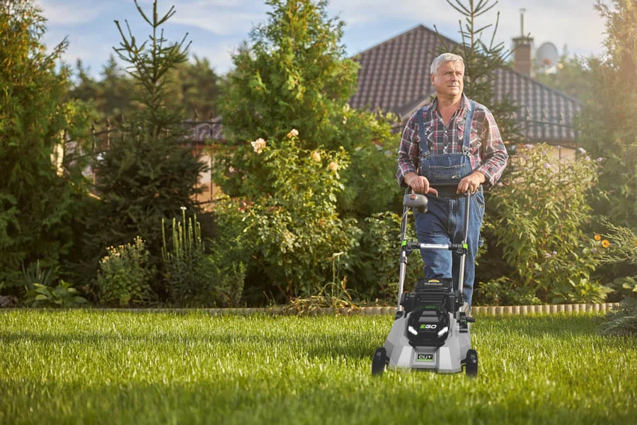lithium battery operated lawn mowers